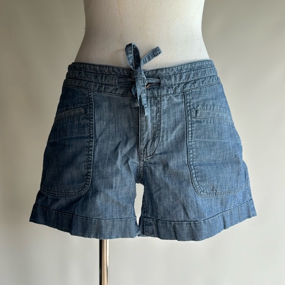 The North Face Chambray Shorts - sz 4 - Picture 1 of 7